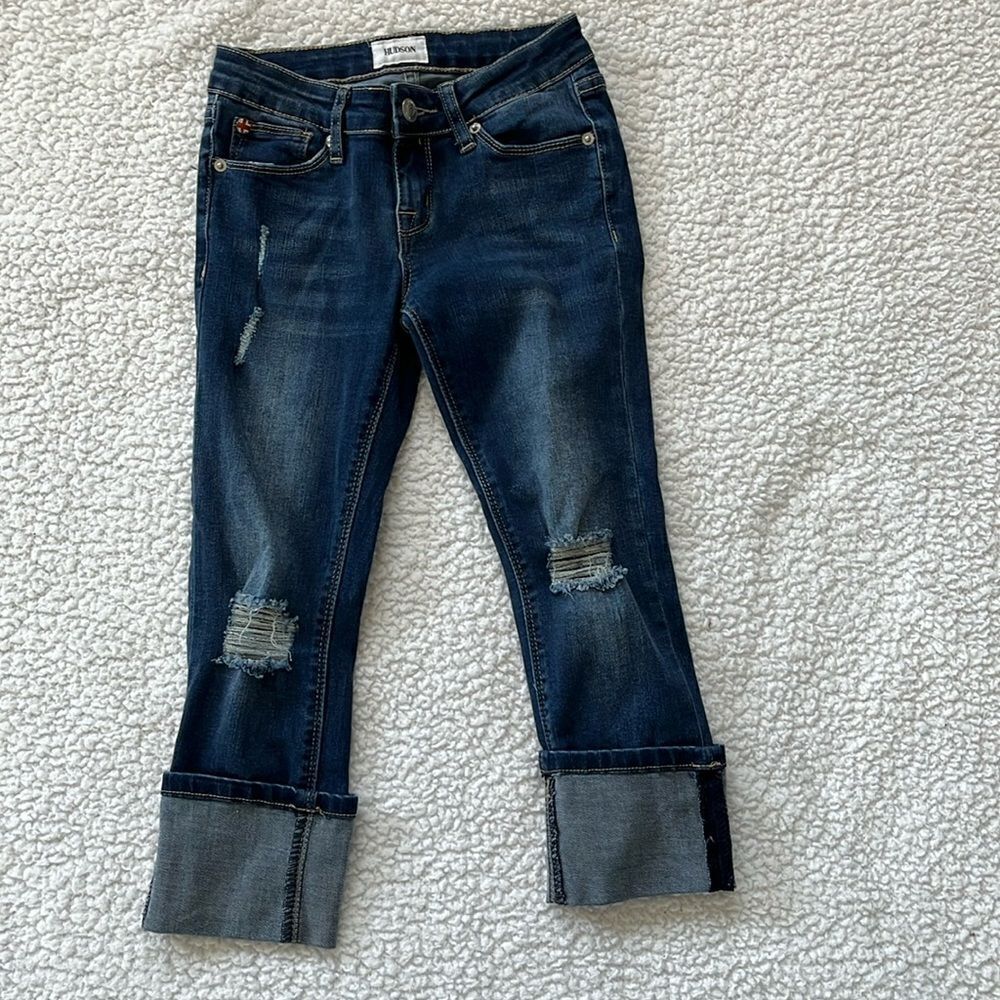 Hudson Capri Kids size 8 gently used blue